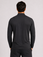 Performance 1/4 Zip Training Top – Black | Men’s Athletic Layer | Galvis Sports