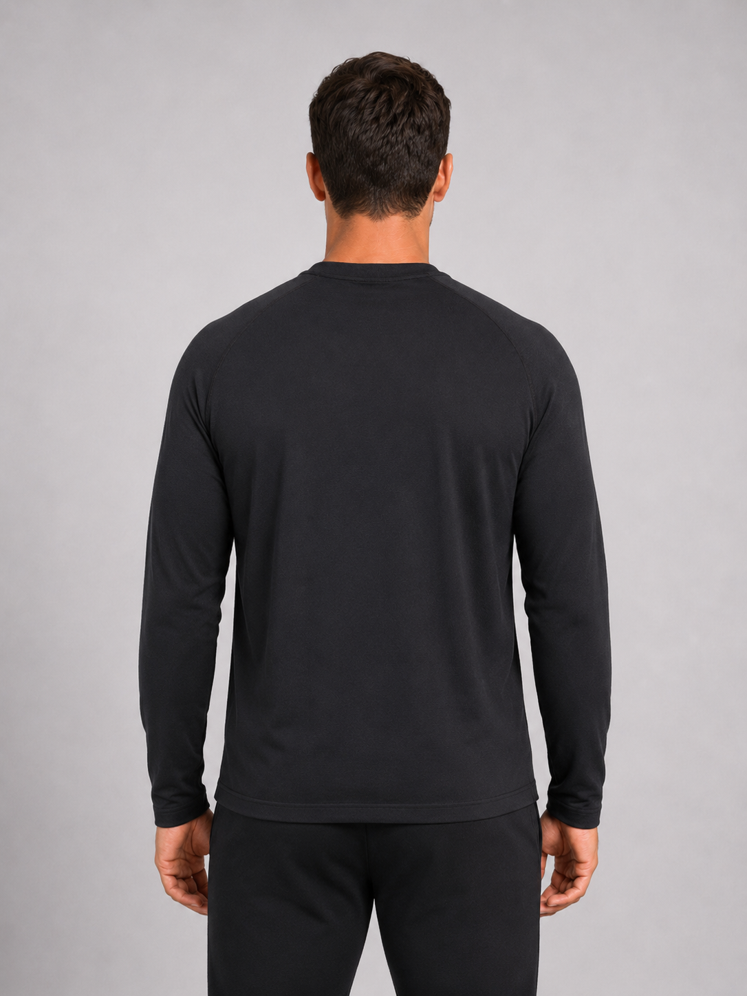 Performance Long Sleeve – Black | Athletic Training Top | Galvis Sports