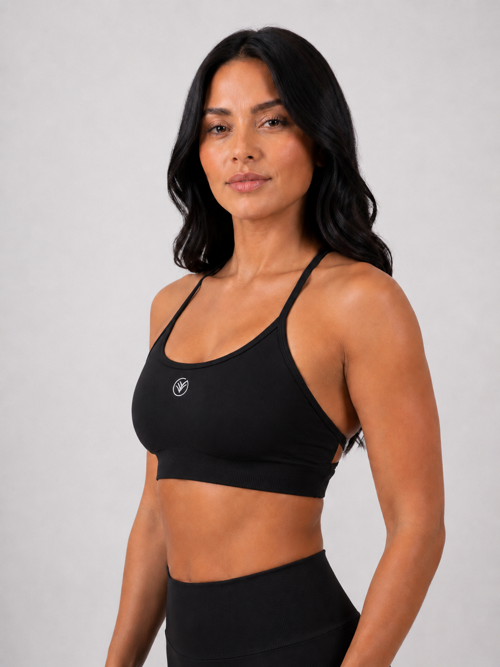 Strappy Performance Sports Bra – Black | Women’s Supportive Gym Bra | Galvis Sports (kopie)