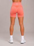 Seamless Performance Shorts – Light Pink | Sculpting High-Waist Fit | Galvis Sports