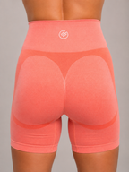 Seamless Performance Shorts – Light Pink | Sculpting High-Waist Fit | Galvis Sports