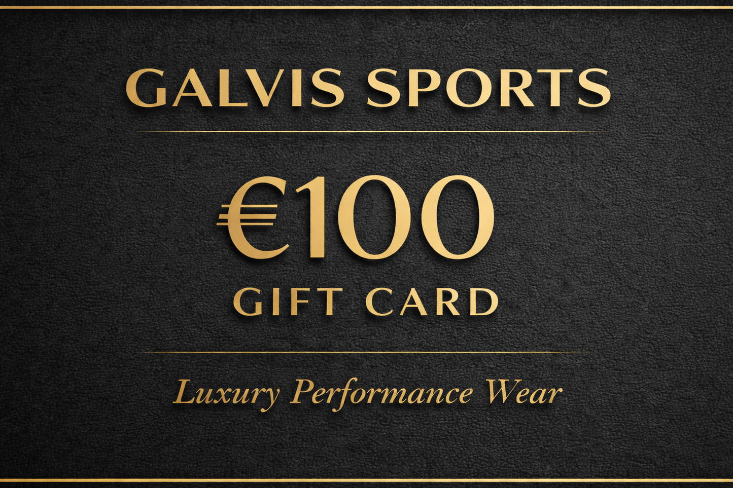 galvis sports gift card | premium sportswear gift voucher