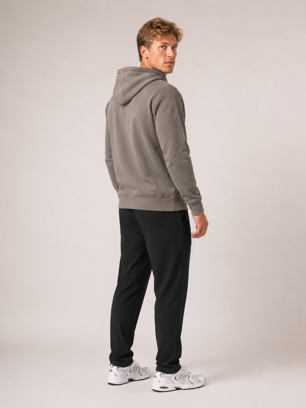 Taupe Zip Hoodie | Premium Athletic Zip-Up Hoodie | Galvis Sports