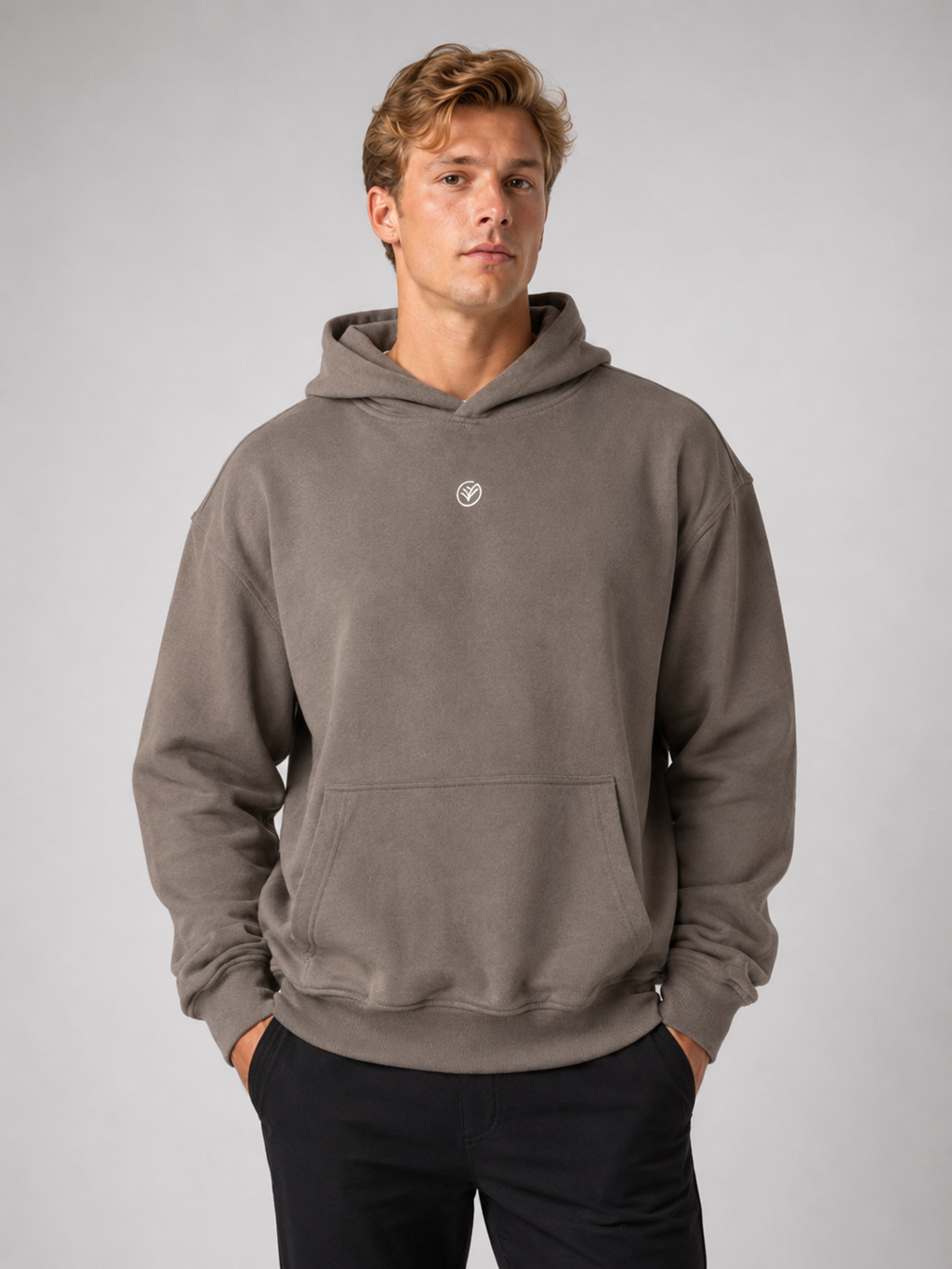 Essential Hoodie – Taupe | Premium Athletic Pullover | Galvis Sports