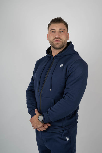 Dark Blue Hoodie & Jogger Set