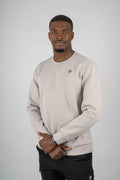 Performance Sweater – Light Beige | Premium Athletic Crewneck | Galvis Sports