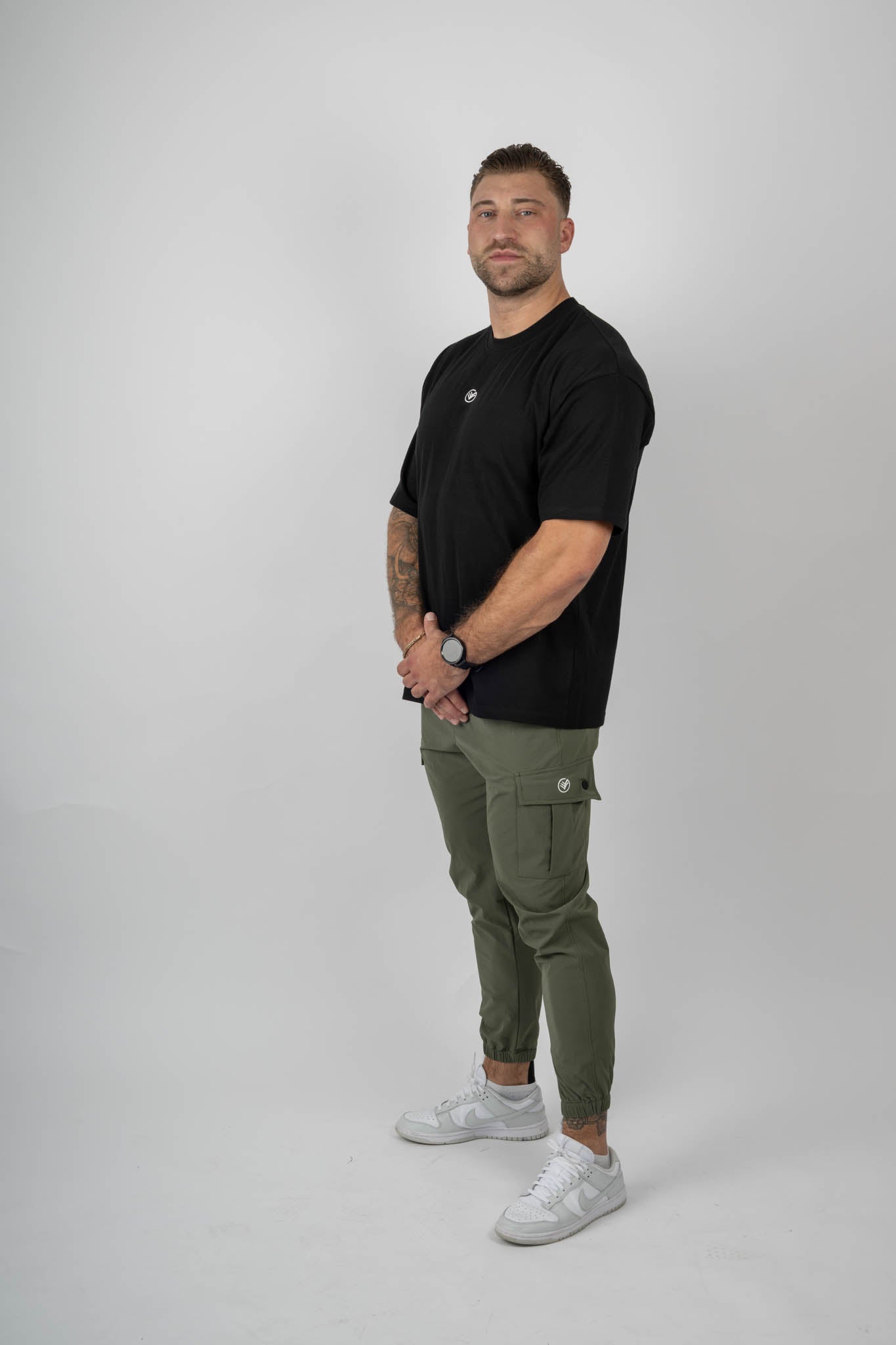 Green Cargo Pants | Men’s Athletic Fit | Galvis Sports