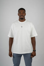 Oversized Cotton T-Shirt – White | Premium Athletic Fit | Galvis Sports