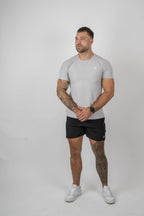 Pantalones cortos deportivos de alto rendimiento – Negro | Pantalones cortos de entrenamiento para hombre | Galvis Sports
