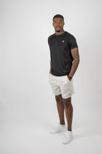 Essential Soft-Touch Athletic Shorts – Light Beige | Men’s Workout Shorts | Galvis Sports