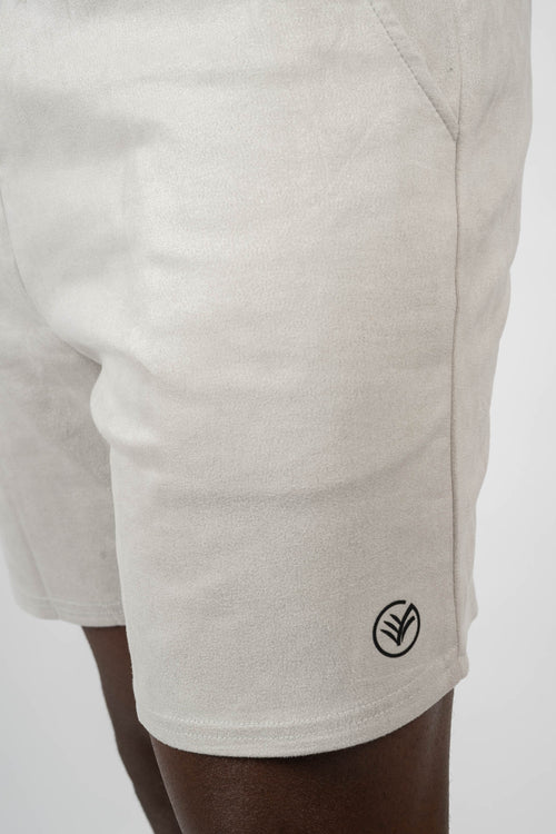 Essential Soft-Touch Athletic Shorts – Light Beige | Men’s Workout Shorts | Galvis Sports
