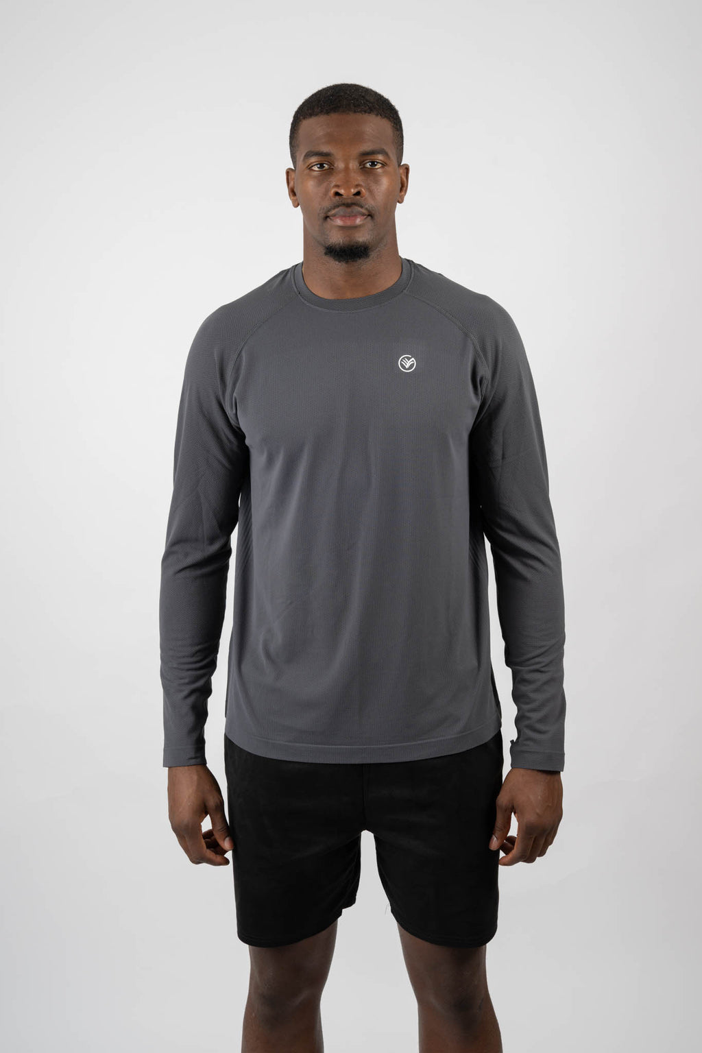 Performance Long Sleeve – Grey | Athletic Training Top | Galvis Sports