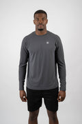 Performance Long Sleeve – Grey | Athletic Training Top | Galvis Sports