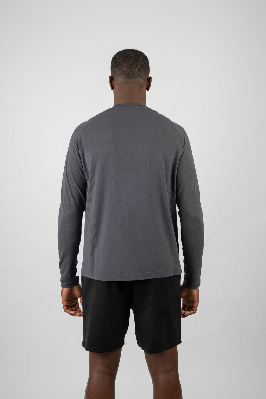 Performance Long Sleeve – Grey | Athletic Training Top | Galvis Sports