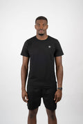 Premium Cotton Essential Tee – Black | Men’s Athletic T-Shirt | Galvis Sports