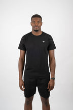 Premium Cotton Essential Tee – Black | Men’s Athletic T-Shirt | Galvis Sports