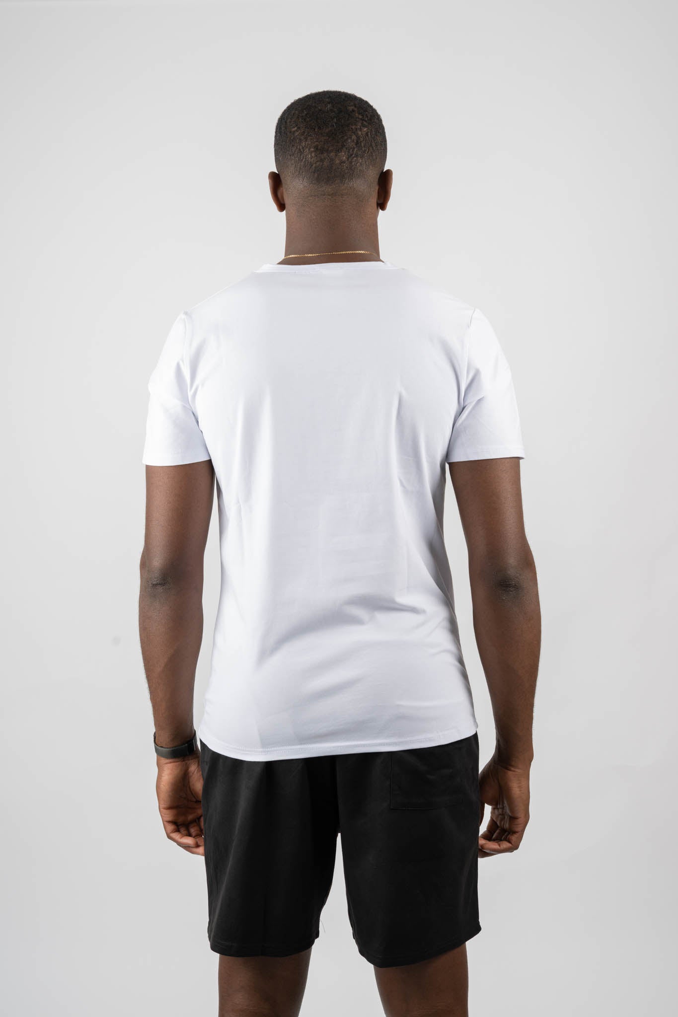 Premium Cotton Essential Tee – White | Men’s Athletic T-Shirt | Galvis Sports