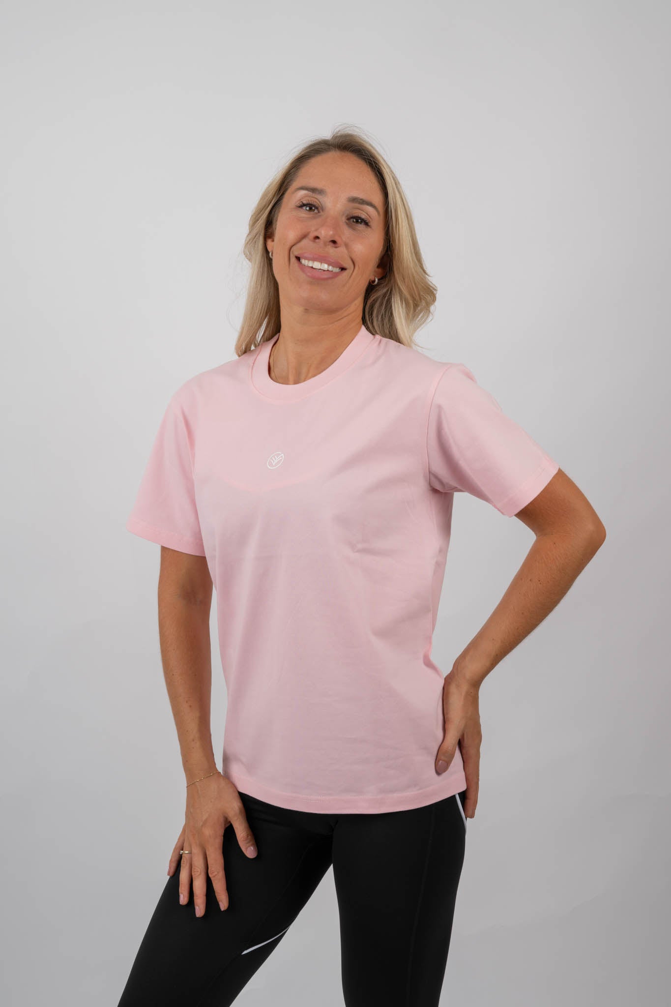 classic pink logo t-shirt