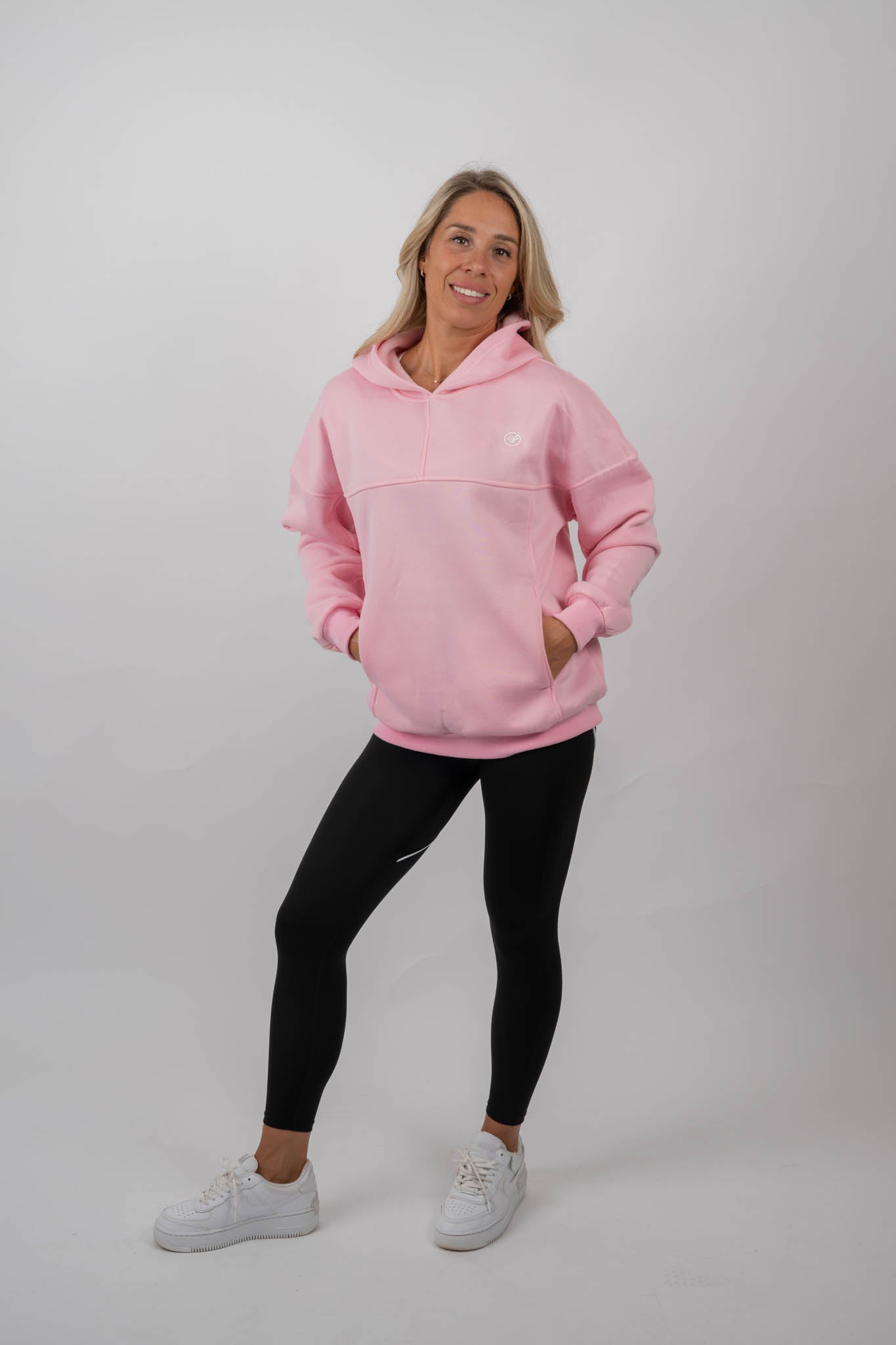 soft pink hoodie & jogger set