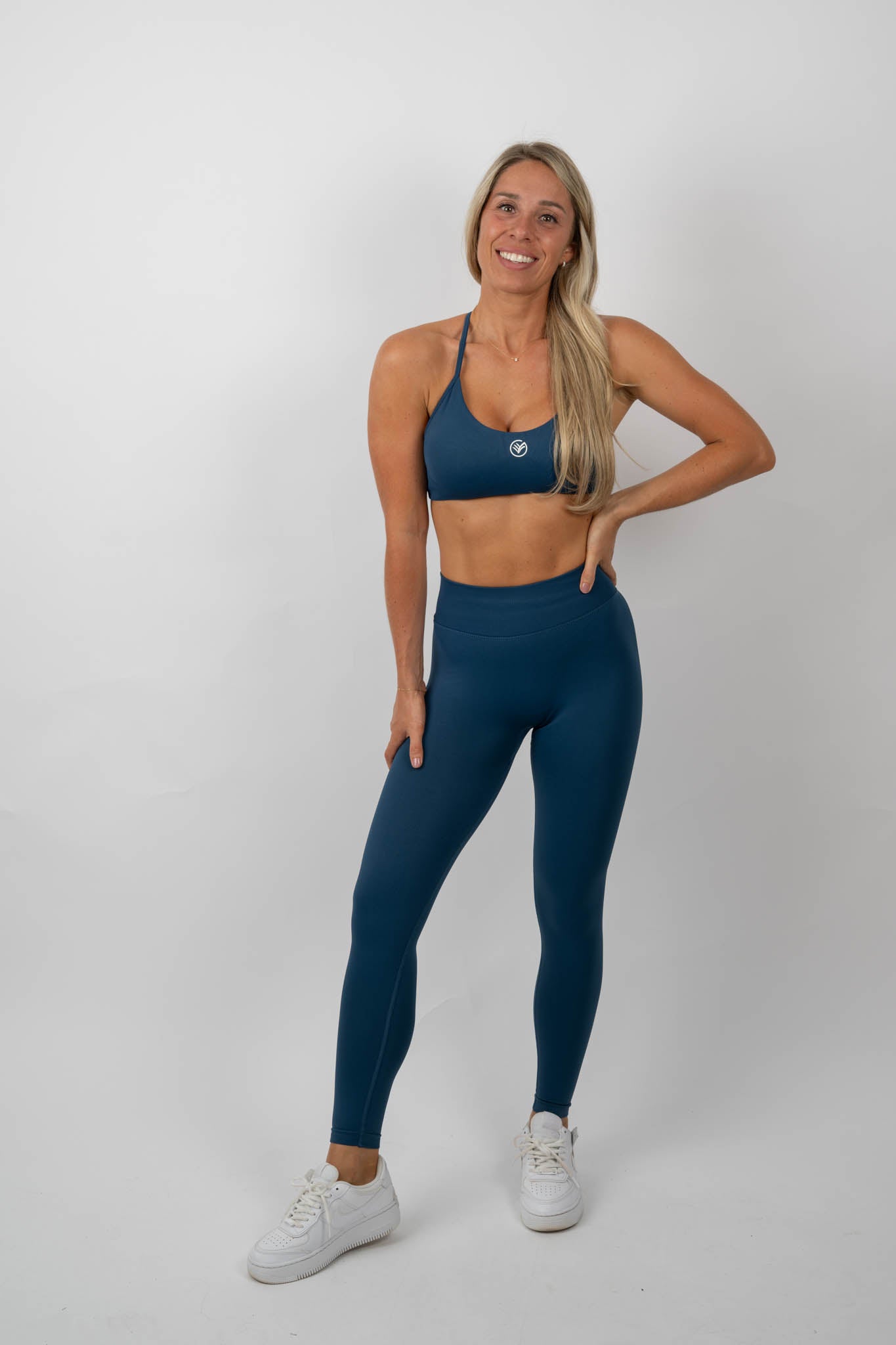 seamless leggings & t-back sports bra set