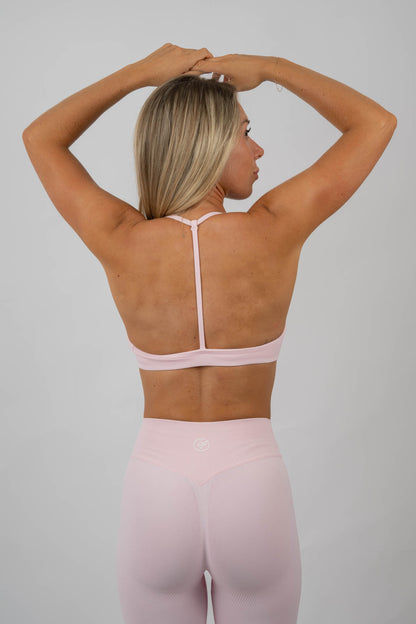 Ensemble legging sans couture et brassière de sport dos T