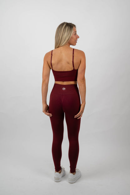 Seamless Scrunch Bra & High-Waisted Leggings