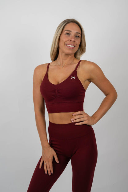 Seamless Scrunch Bra & High-Waisted Leggings