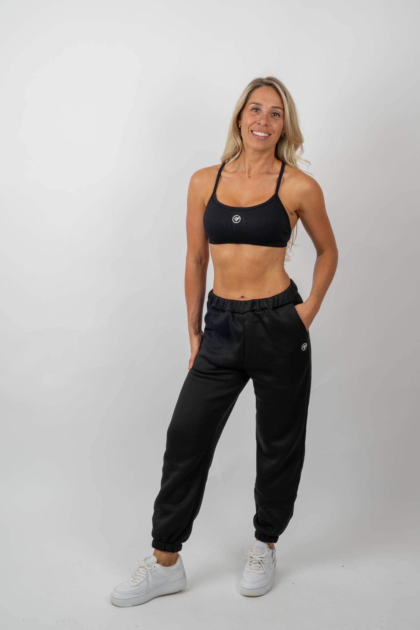 classic black hoodie & jogger set