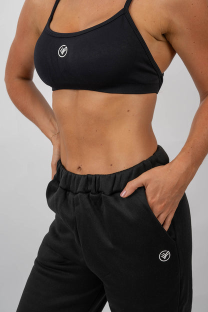 Classic Black Hoodie & Jogger Set