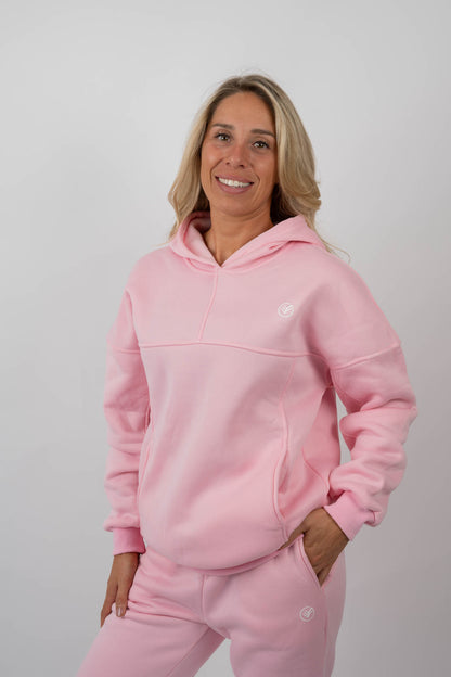 Soft Pink Hoodie & Jogger Set