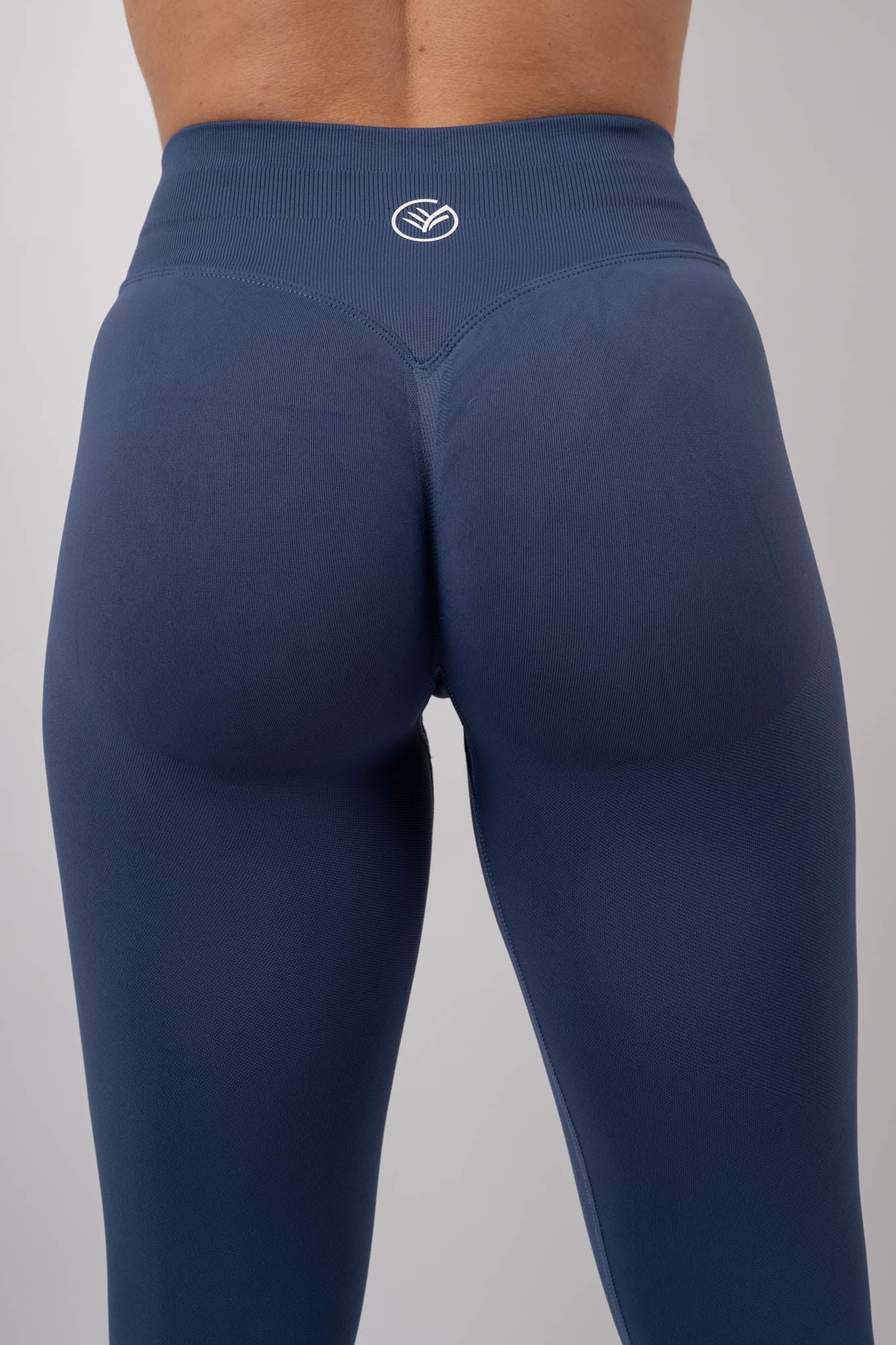 seamless leggings – navy blue