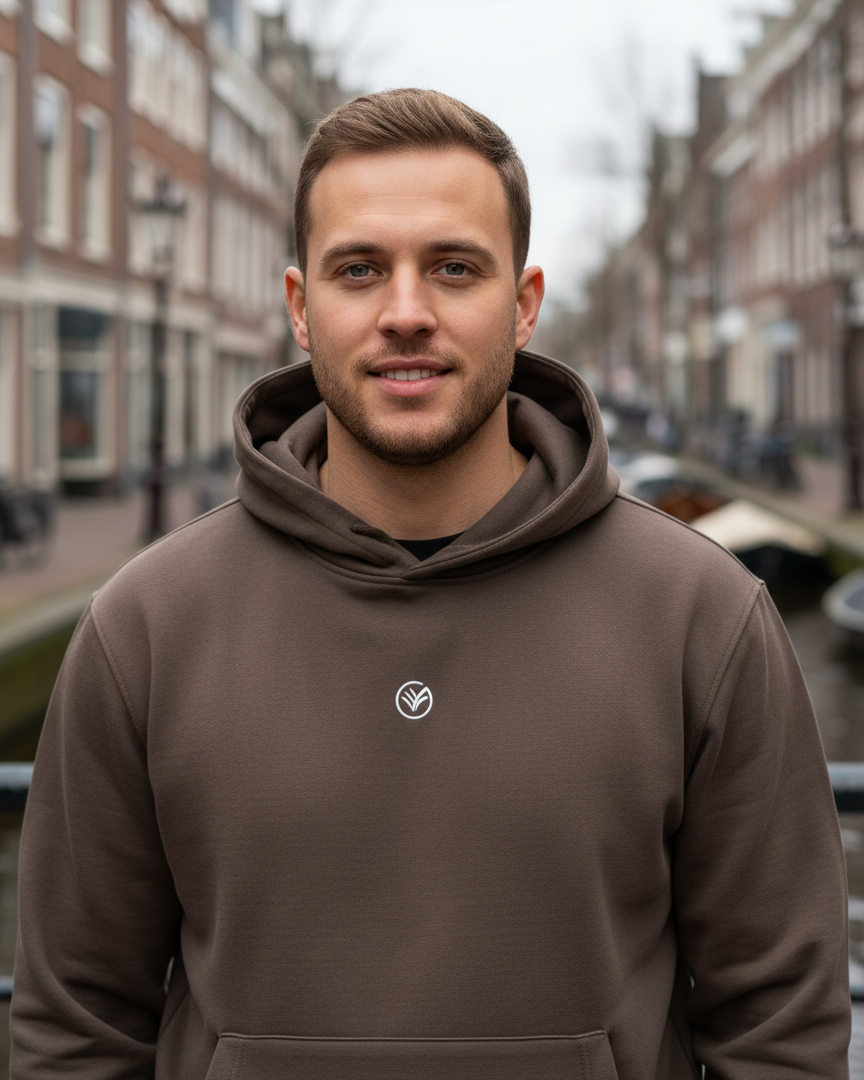 Premium Taupe Hoodie Galvis Sports