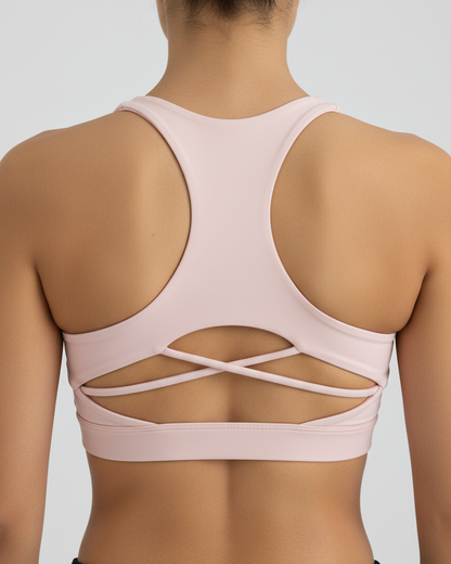 Seamless Sports Bra Blush Pink Galvis Sports
